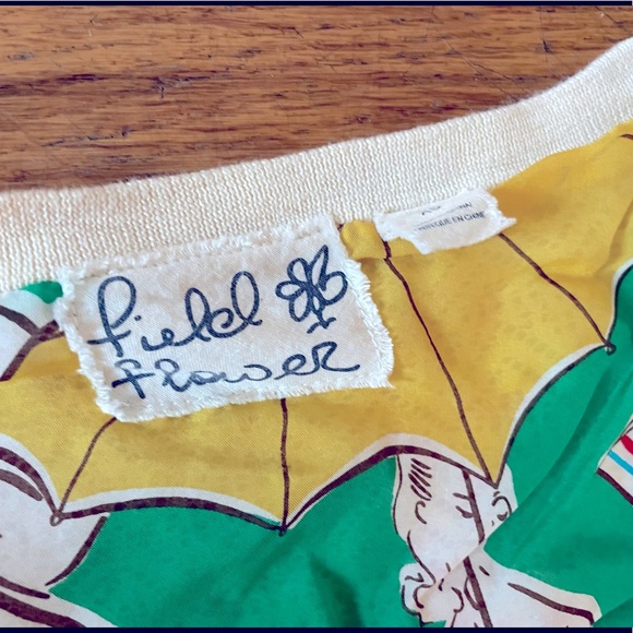 Anthropologie | Field Flower Umbrella Print Cardigan - XS - Picture 3 of 7